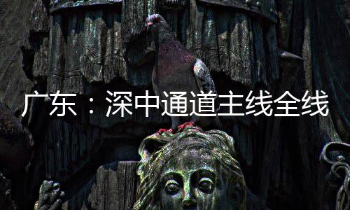 通车道主灯，倒计广东中通线全线亮进入深时